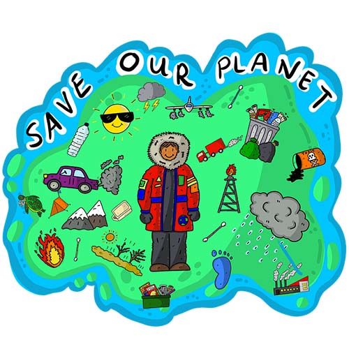 Leurs ressources gratuites pour les étudiants contient des jeux et des tests. Posant des questions aux élèves sur le transport, le logement et les habitudes alimentaires pour les aider à mieux comprendre comment leurs activités quotidiennes affectent la planète.